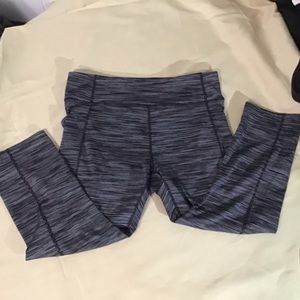 Tek Gear high rise core capri black spacedye pattern  XL